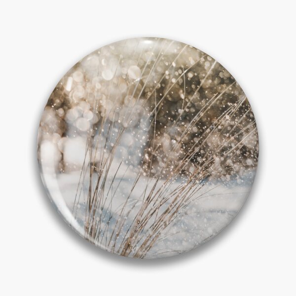 Item preview, Beach grass in snow, glittering snowflakes designed and sold by Melissa Peltenburg.