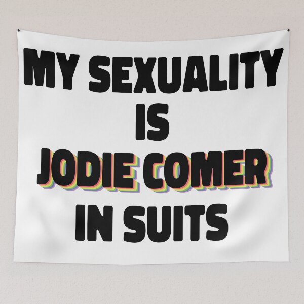 Artikelvorschau, Meine Sexualität ist Jodie Comer in Anzügen entworfen und verkauft von ColoredRatio.