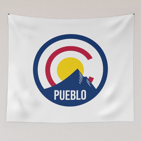 Item preview, Pueblo Colorado Flag Circle designed and sold by Taumaturgo.