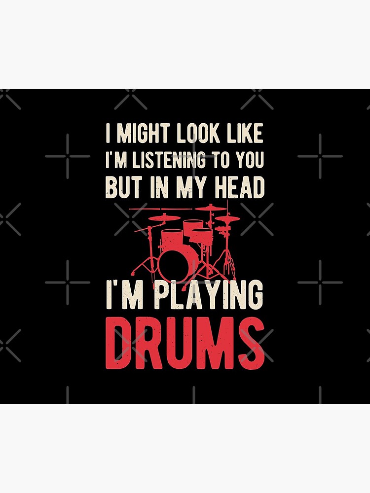 Funny Drummers Drumming by artworkbyrihen