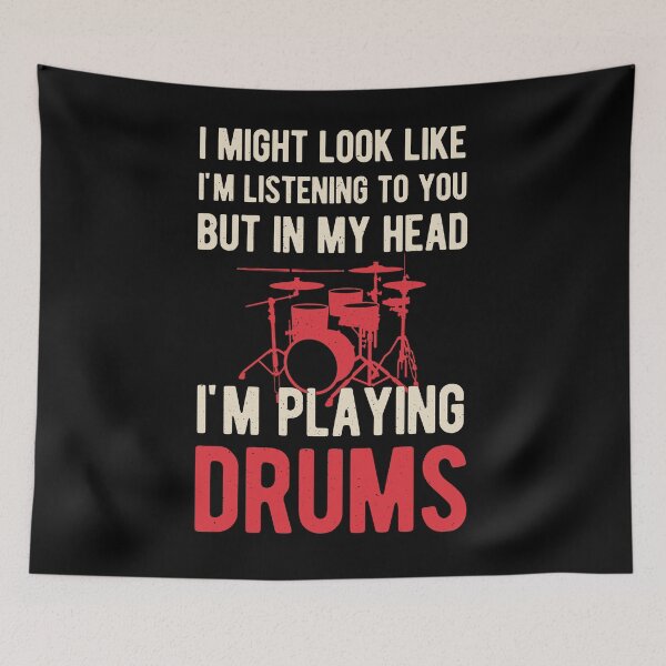 Item preview, Funny Drummers Drumming designed and sold by artworkbyrihen.