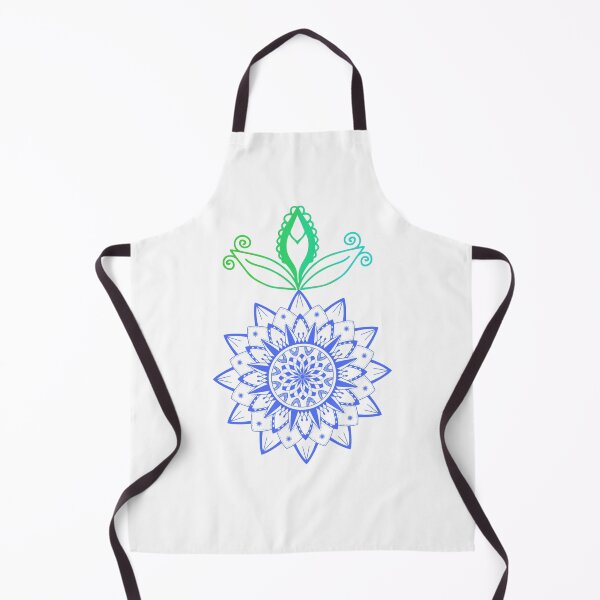 Item preview, Mandala with a green flower designed and sold by KQ1985.