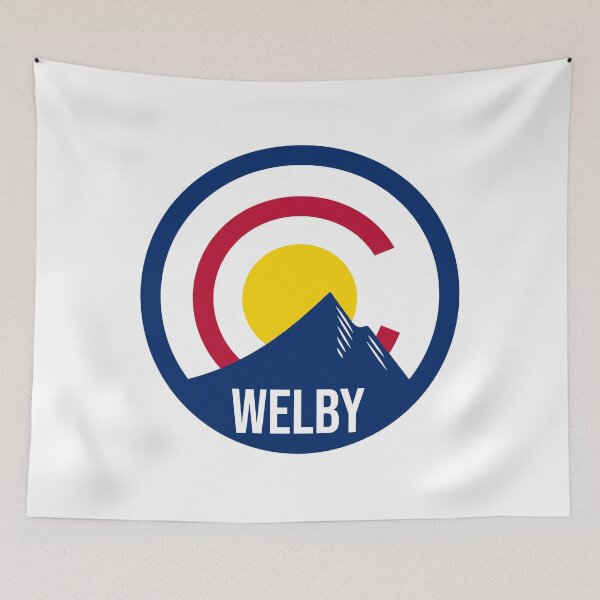 Item preview, Welby Colorado Flag Circle designed and sold by Taumaturgo.