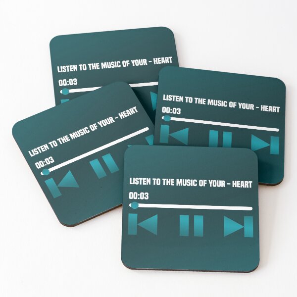 Item preview, Music Player Interface - Listen To The Music Of Your Heart designed and sold by Styler Design.