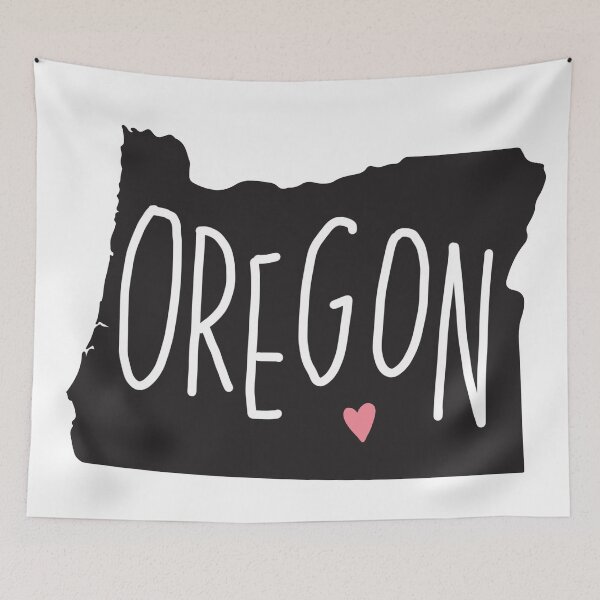 Item preview, Oregon Silhouette Sticker designed and sold by vonmeray.