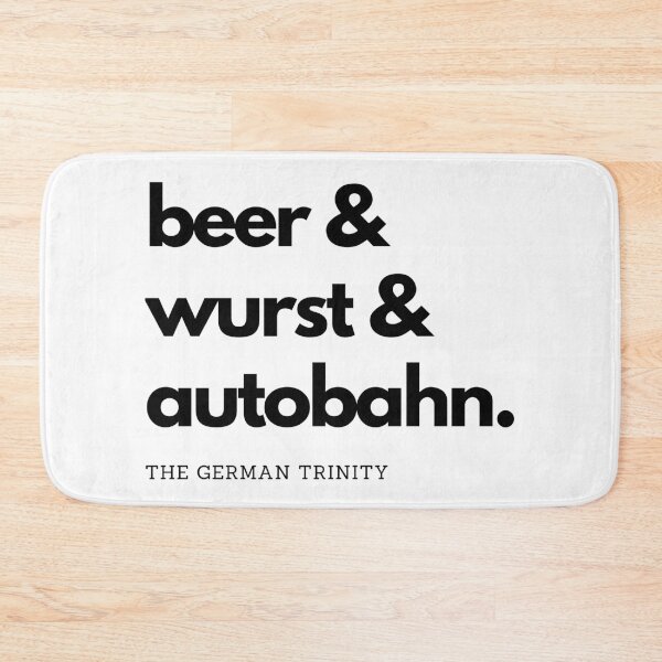 Item preview, Beer and wurst and autobahn - the german trinity designed and sold by the-german-boy.
