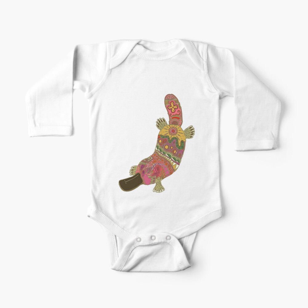 Duck Billed Platypus Baby One Piece By Scrummy Redbubble