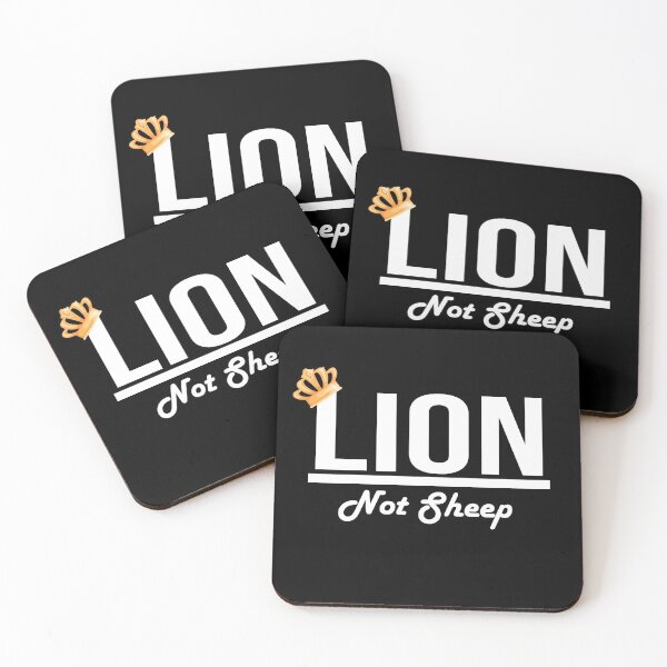 Item preview, Lions Not Sheep, raise lions not sheep, Be The Lion Not The Sheep,Confident Leader,Sheep Patriot Party designed and sold by outmaneljalili.