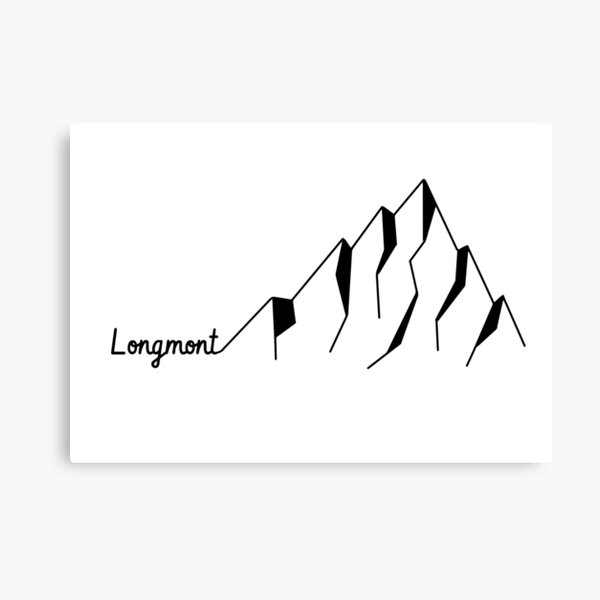 Longmont Colorado Mountain Canvas Print