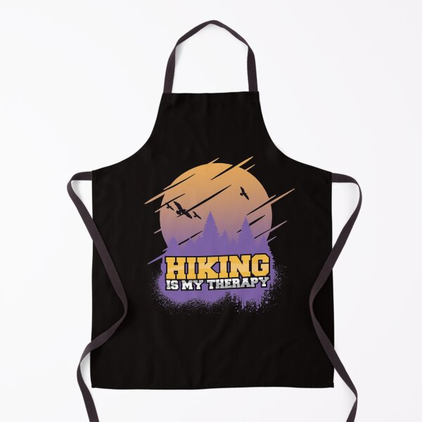 Item preview, Hiking is my therapy hiking forest mountains gift designed and sold by Nelt123.
