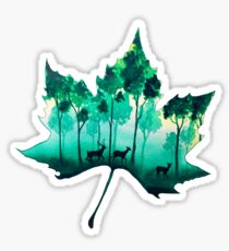 Forest Leaf Sticker