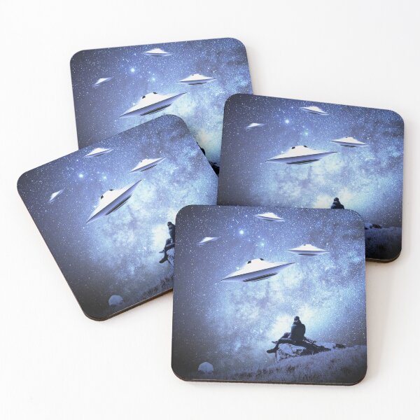 Item preview, Alien Light Show - Digital Collage designed and sold by DoggoTankDesign.