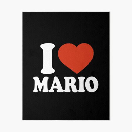 Item preview, I Love Mario designed and sold by Americandude.