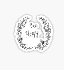 Bee Happy Sticker