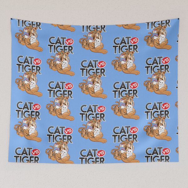Item preview, Cat vs Tiger designed and sold by Andantino.