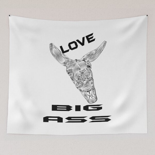 Item preview, Love Big Ass Funny Donkey designed and sold by aventi24.