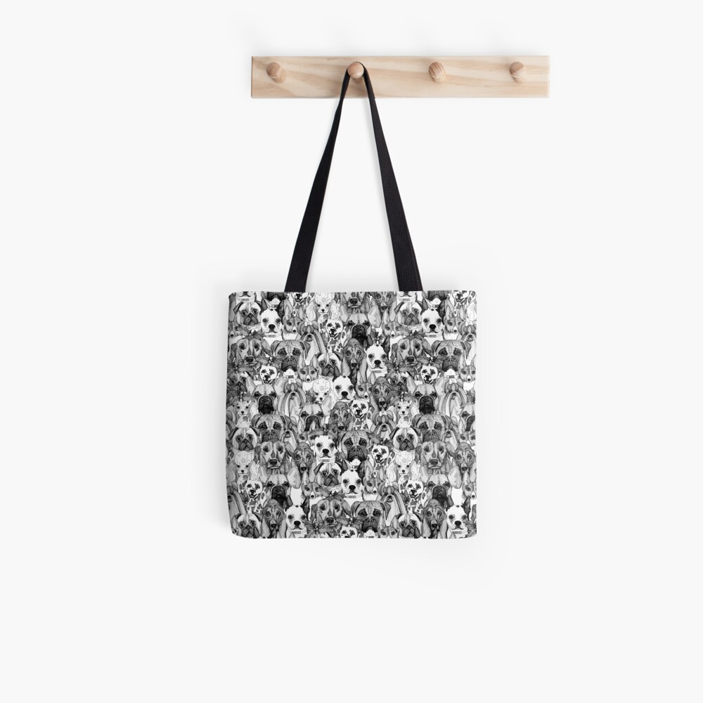 christmas dogs Tote Bag