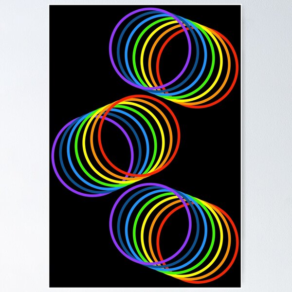 Item preview, Hoops in rainbow colours. designed and sold by moths-minor.