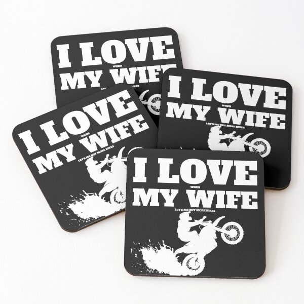 Item preview, I Love When My Wife Lets Me Buy More Bikes designed and sold by starider.