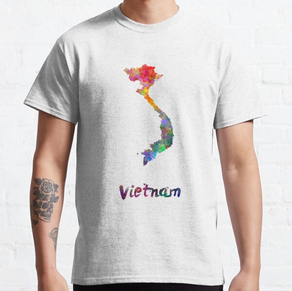 Vietnam in watercolor Classic T-Shirt
