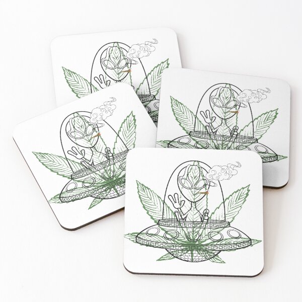 Item preview, ALIEN Stoner. Smart Successful Stoner. Spiritual Weed  designed and sold by AlfaEcho.