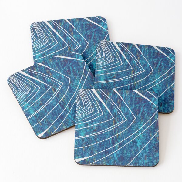 Item preview, Triangles / blue / explosion designed and sold by MentaLee.