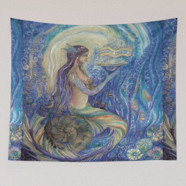 Item preview, mermaid aquarius designed and sold by shimaart.
