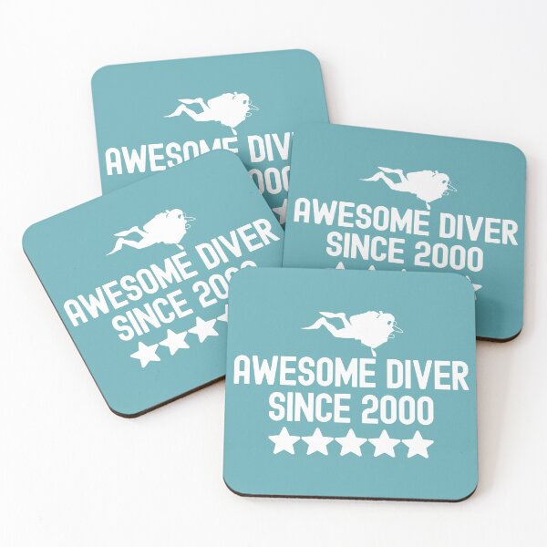 Item preview, Awesome Diver Since 2000 designed and sold by StudioAquaLumos.