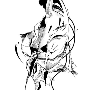 Artwork thumbnail, Kitsune Mask by Jakobbelbin