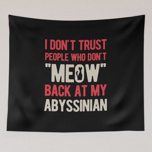 Item preview, Funny Abyssinian designed and sold by artworkbyrihen.