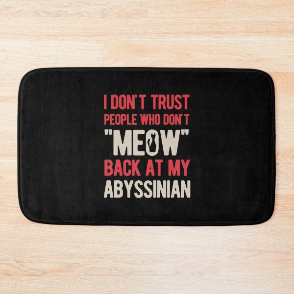 Item preview, Funny Abyssinian designed and sold by artworkbyrihen.