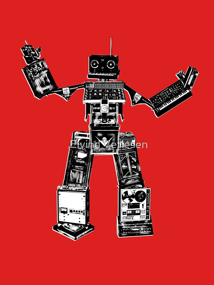 Thumbnail 7 of 7, Essential T-Shirt, Music Machine designed and sold by Eivind Vetlesen.