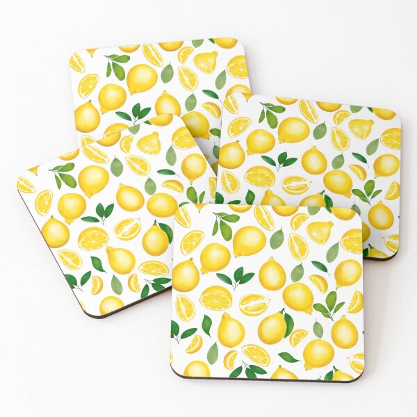Item preview, Love for lemons pattern design designed and sold by Fugenzo.