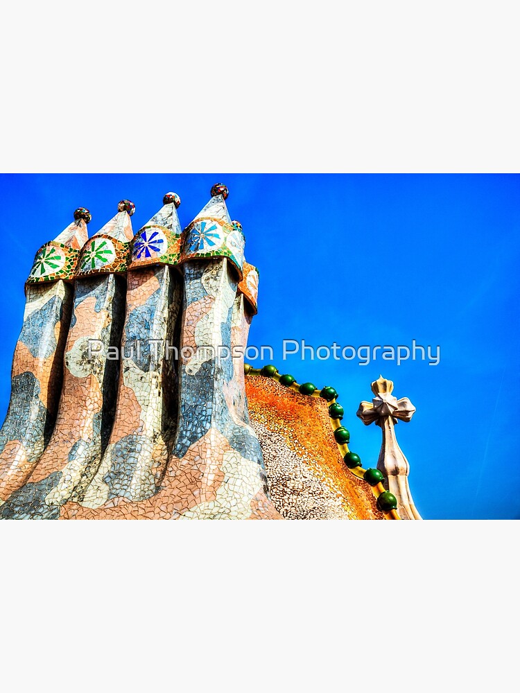 Póster for Sale con la obra «Casa Batlló, Chimeneas de Gaudí