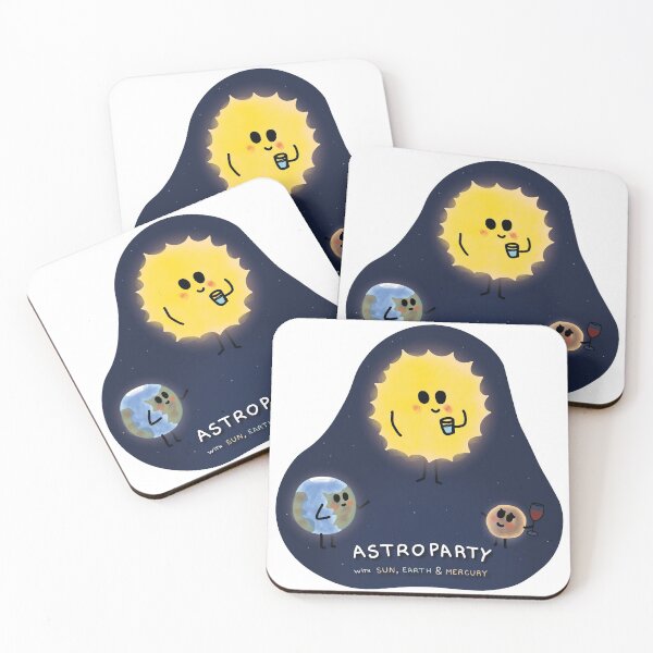Item preview, Astroparty with Sun, Earth & Mercury designed and sold by lilibou.