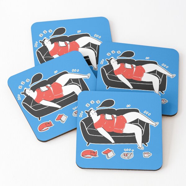 Item preview, The fat girl be sleeping on sofa designed and sold by huza.