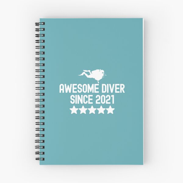 Item preview, Awesome Diver Since 2021, Great Gift For Newly Certified Divers designed and sold by StudioAquaLumos.