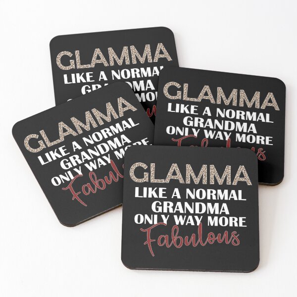 Aperçu de l'œuvre Glamma drôle citation fabuleuse grand-mère créée et vendue par Primroaddesigns.
