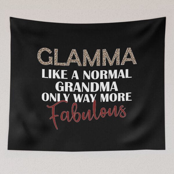 Aperçu de l'œuvre Glamma drôle citation fabuleuse grand-mère créée et vendue par Primroaddesigns.