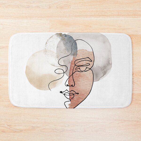 Item preview, female portrait illustration with watercolors designed and sold by TrueType.