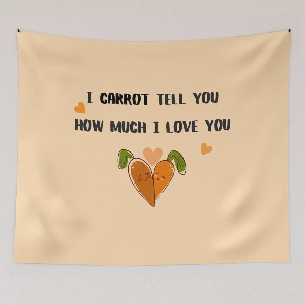 Item preview,  i carrot tell you how much i love you designed and sold by momilon.