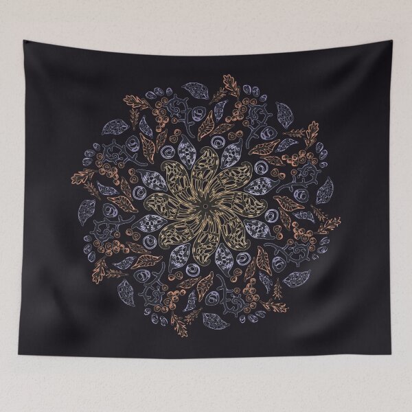 Item preview, Dark forest mandala designed and sold by Anna Ratkevich.