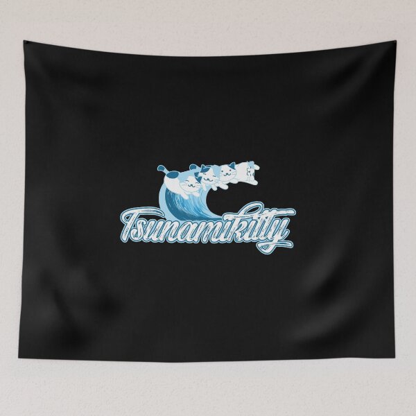 Item preview, Tsunamikitty - Funny Tsunami Kitten Pun Cat designed and sold by PrintPress.
