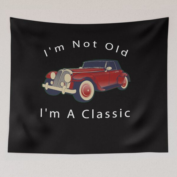Item preview, I'm Not Old I'm A Classic , Funny Car , Grandparent Gifts  designed and sold by Art10Shop.