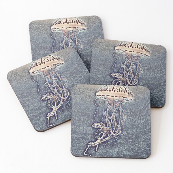Item preview, GALATHI Jelly Fish Gray - Sea designed and sold by Galathi Designs.