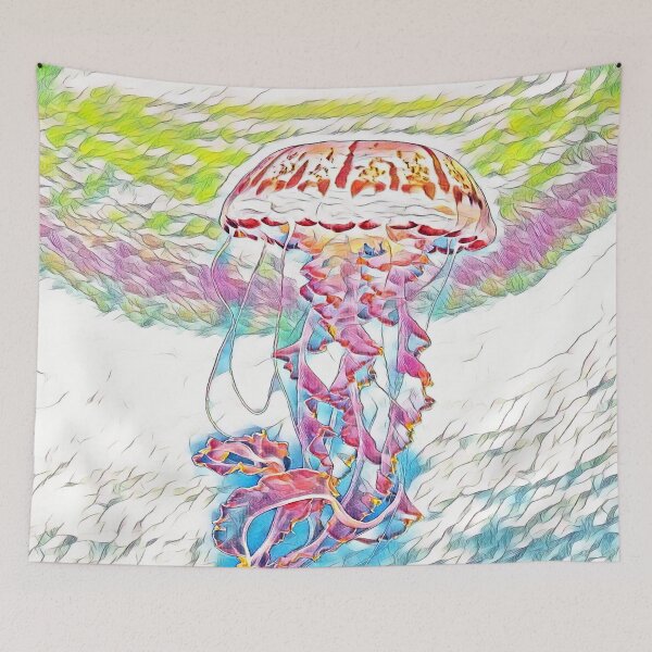 Item preview, GALATHI Jelly Fish Pink - Sea designed and sold by Galathi Designs.