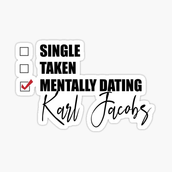 Mentally Dating Karl Jacobs Frog Sticker