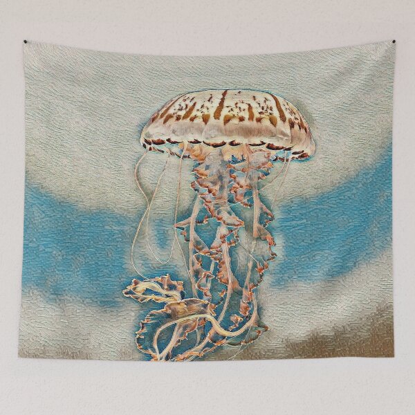 Item preview, GALATHI Jelly Fish Brown - Sea designed and sold by Galathi Designs.
