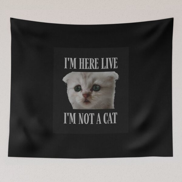 Item preview, I'm here live I'm not a cat funny zoom lawyer  designed and sold by Premiumdesignzx.