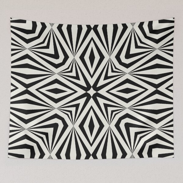 Item preview, Black and White Geometric Pattern No.51 designed and sold by venella.